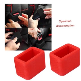 Car Seatbelt Guard Seat Belt Holder,2PCS Car Seat Belt Buckle Booster Holder Stabilizer,Car Seat Belt Buckle Booster,Car Seat Belt Buckle Holders,Car Seat Belt Receptacle Stabilizer Buckle Booster