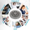Fingertip Gyroscope Toy Round Shaped Relieves Stress Metal Rotating Decompression