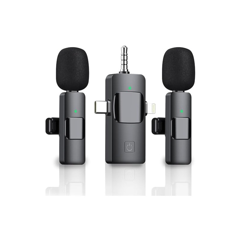 BOEX 3-in-1 Wireless lavalier Microphone (K15)