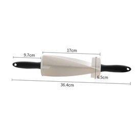Ipetboom Croissant Rolling Pin Multifunctional DIY Baking Tool for Pastries Dishwasher Safe Kitchen Gadget for Flour Dough and Croissant Making Random Color Random Color