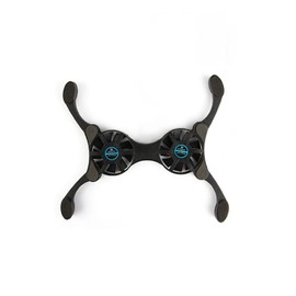 Y Department Center 55® Laptop Cooling Fan Foldable Black Lightweight Cooling Stand Laptop Cooler