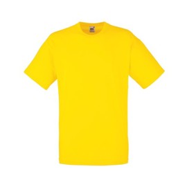 Fruit of the Loom Fruit of the Loom Men's Short-Sleeved T-Shirt - Yellow - Small