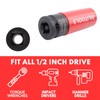 BILITOOLS 1/2 inch Drive Impact Lug Nut Socket Set, 15