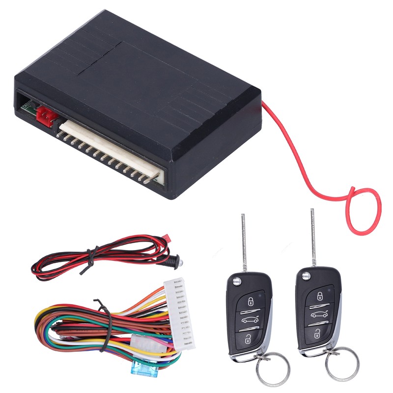 Universal Remote Control Security Door Lock Kit Auto Keyless Entry