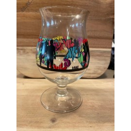 Duvel Beer Chalice Glass x Artist FAKE Belgium Limited Edition Collector’s 2022