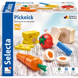 Selecta 62020 13-Piece Picnic Velcro and Cutting Toy