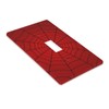 Mdulftar Red Spider Web Light Switch Cover Plate Hero Theme