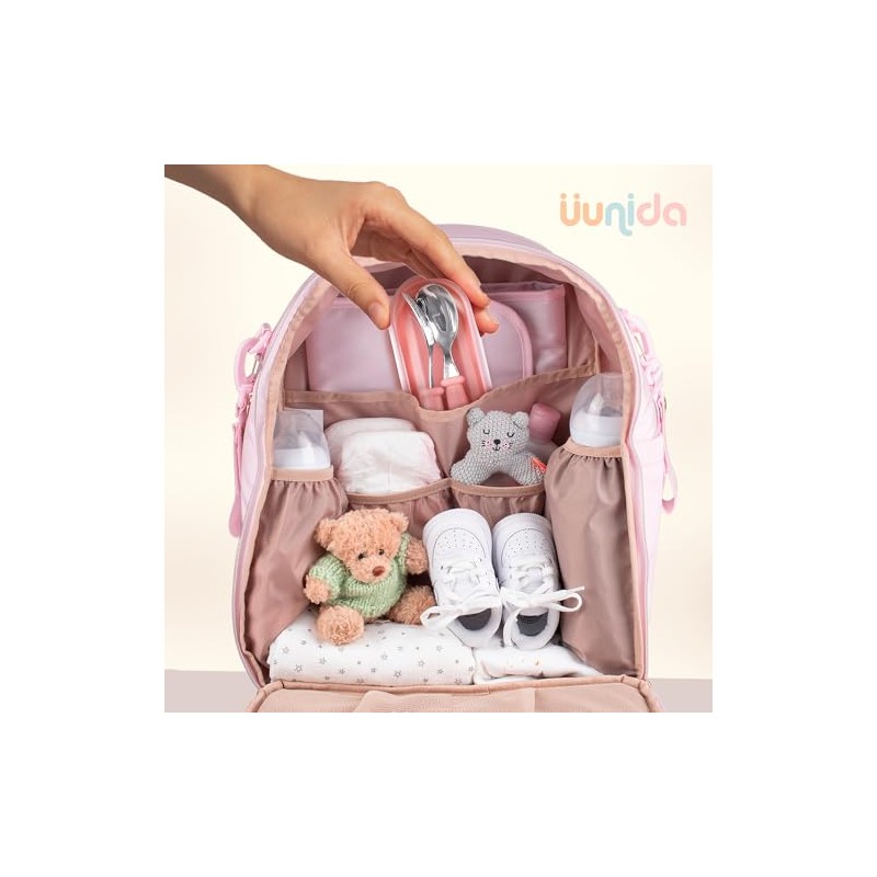uunida baby 2 Sets de Cubiertos para Niños de Acero
