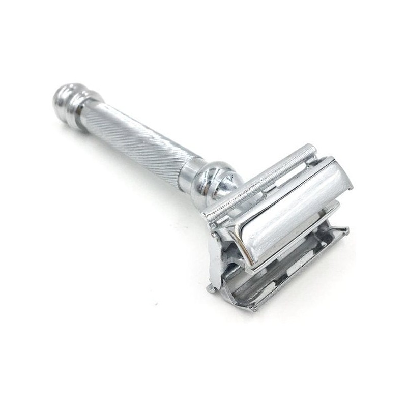 Parker 99R Safety Razor + Blades - Silver