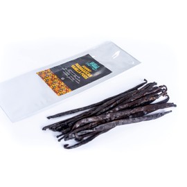 Vanilla Mart - Madagascan Vanilla Pods - Pack of 10 Vanilla Pods - Grade A Vanilla Beans - Whole Grade A Vanilla Pods - Premium Madagascar Vanilla - Vanilla Pods & Beans from Around The Globe