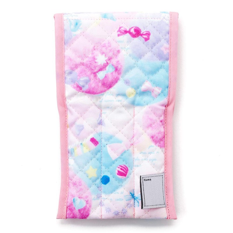 COLORFUL CANDY STYLE Cutlery Case, Girls, Cloth, Kids, Portable, Fashionable,