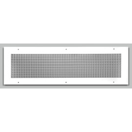 HVAC Premium 10" x 30" or 30" x 10" Cube Core Eggcrate Return Air Grille - Aluminum Rust Proof - HVAC Vent Duct Cover - White [Outer Dimensions: 11.75 X 31.75]