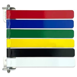 Carstens Exam Room Status & Signal Flags – 6 Flags, Red, Blue, Green, Yellow, Black, White