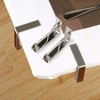 Xrten 4Pcs Tablecloth Clips, Tablecloth Clips for Outdoor Adjustable Table