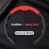 XUKEY Car Steering Wheel Cover Leather Breathable Anti-slip Car Accessories