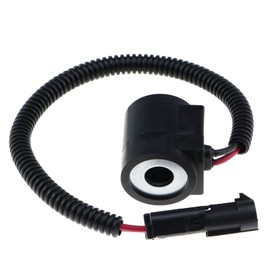 ZTUOAUMA 1/2'' Solenoid Valve Coil 6309737 6309412 for HydraForce Valve Stem 08 98 88 80 Series Weatherpack Connector with Diode 12V DC