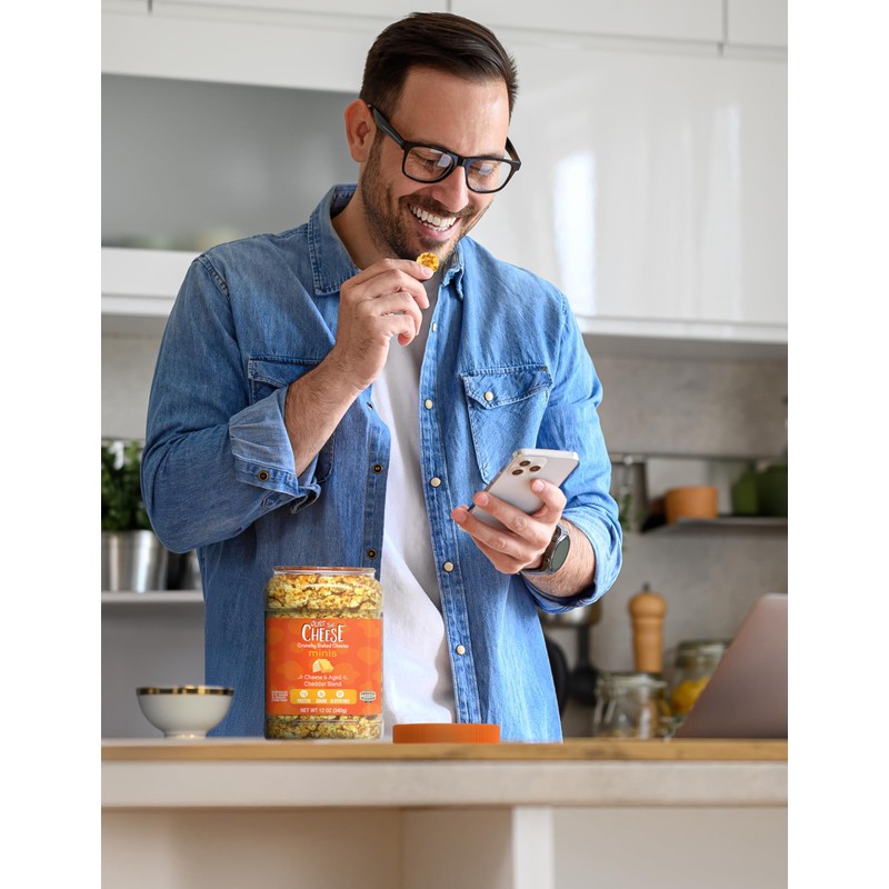 Just the Cheese Minis – Cheese & Aged Cheddar Blend