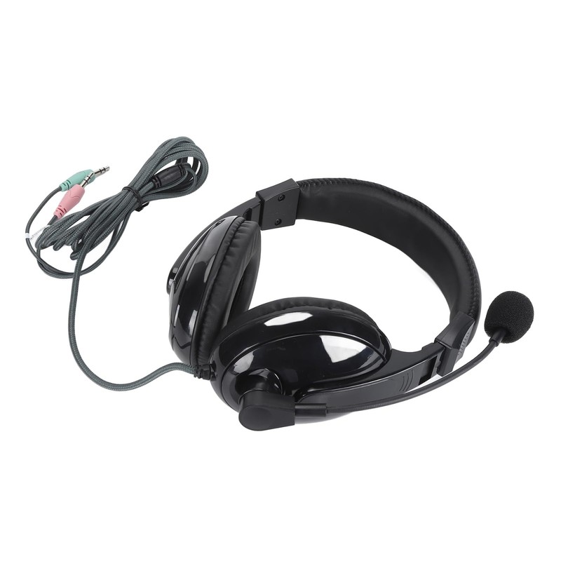 Wired Gaming Headset, 3.5mm Audio Jack Over Ear Headphones, Noise