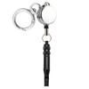 D.SigiYa Whistle with Reel Keys, Emergency Whistle, Emergency Contact ID,