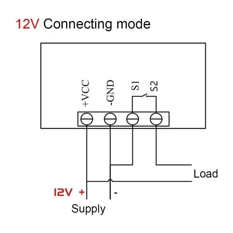 VISSQH 1 x 12 V 20 A digital thermostat, W3230