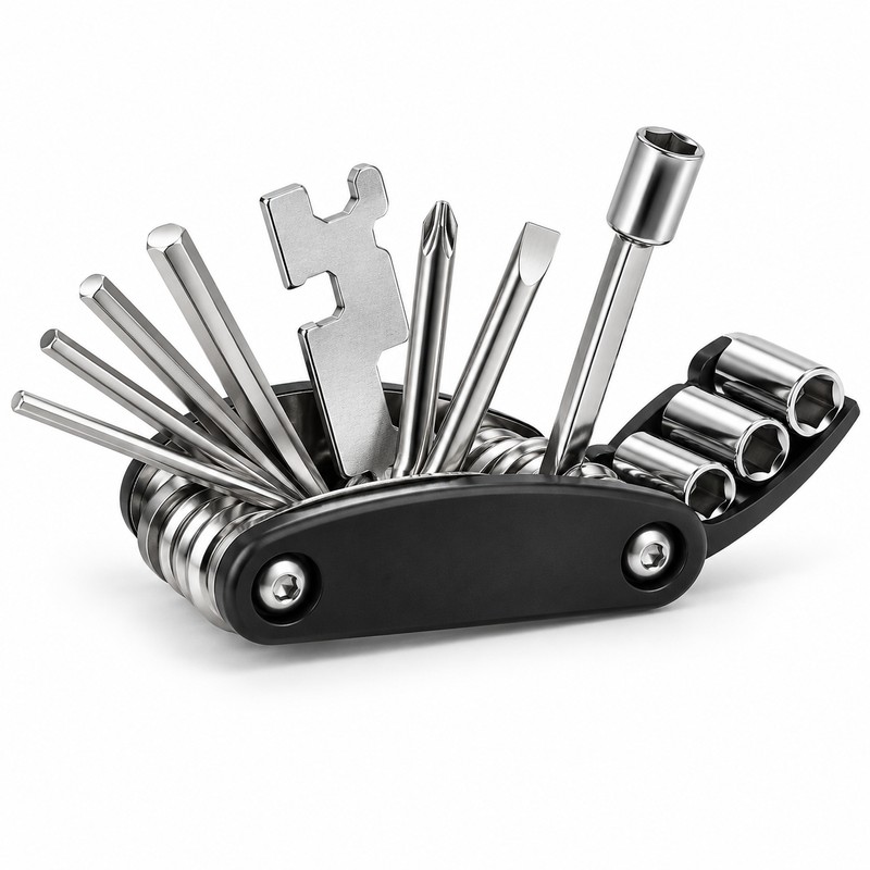 16-in-1 Universal Socket Wrench Set – Rotating Head Non-Slip Multi-Size