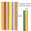 20 Pieces Glue Gun Wax Seal Sticks for Wax Seal