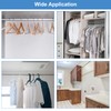 uxcell Closet Rod Bracket, 4Pcs Stainless Steel Flange Closet Holder,