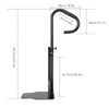 600LBS Capacity Hot Tub Handrail 56" H Safety Handrail Pivots