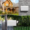 KYODOLED Wall-Mount Mailbox,Large Capacity Mail Box,Galvanized Steel Rust-Proof Metal Post