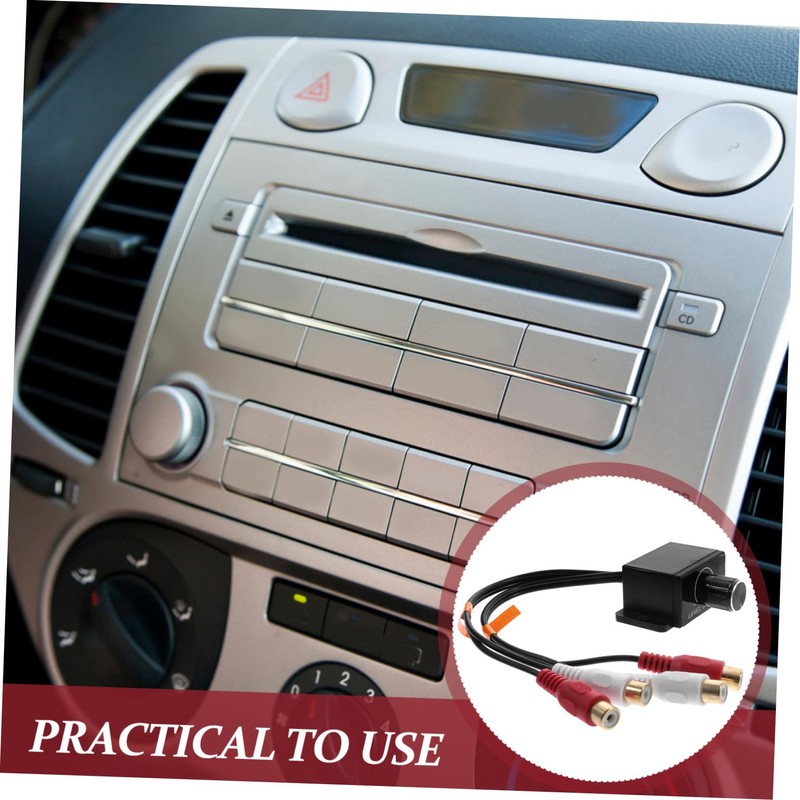 CHILDWEET Car Amplifier Bass Knob Control RCA Car RCA Remote