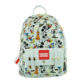 Mickey Mouse 11" Faux Leather Mini Backpack - A18810