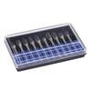 10pcs Tungsten Carbide Steel Rotary Files Burr Set 3mm Shank