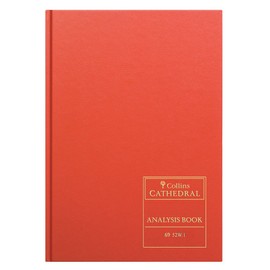 Collins 69/52W.1 69 Series Cathedral Analysis Book 1 Quire, 96 Pages, 52 Columns