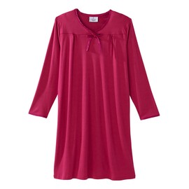 Women's No Peek Hospital & Home Care Gown - Wine XL