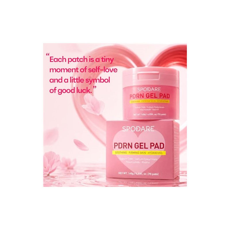 SPODARE Salmon DNA PDRN Collagen Jelly Pads (70ct) - Heart