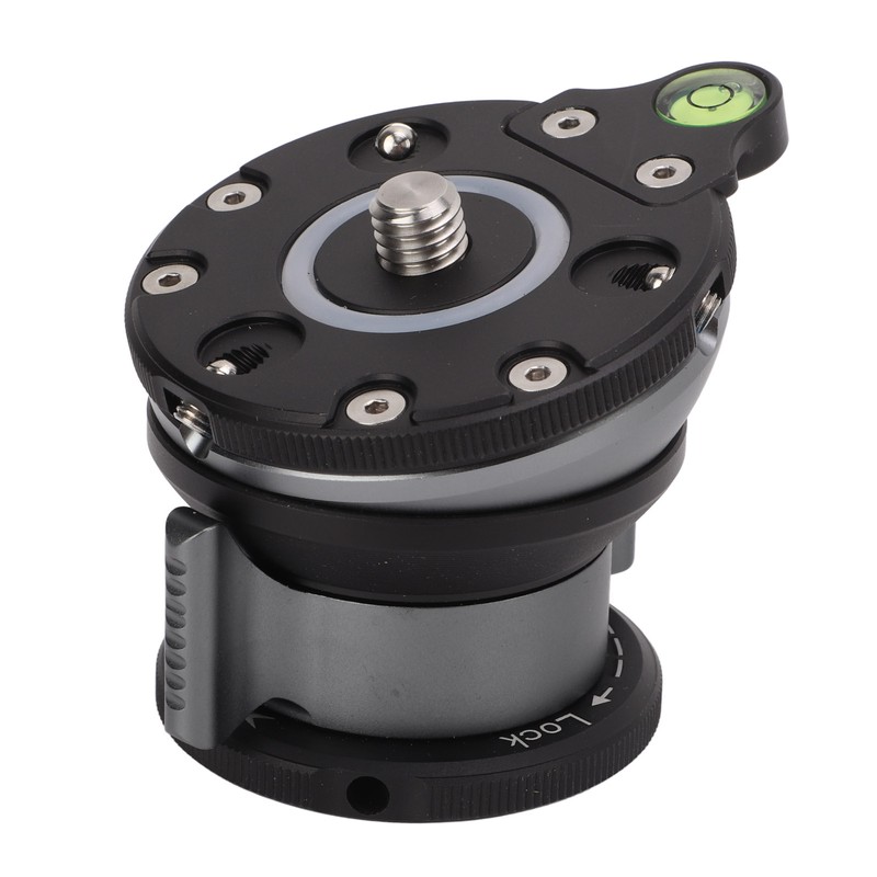 Aluminum Alloy Tripod Leveling Base with Bubble Level for Nikon