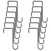 Selections Pack of 12 Heavy Duty Bracket Fence Panel Hooks