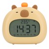 Capybara Alarm Clock for Kids, Rechargeable Tabletop Alarm Clock with