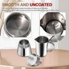 Uncoated 4 Cup Moka Pot 304 Thickened Stainless Steel Coffee