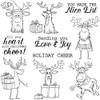 LZBRDY Reindeer & Christmas Tree Stamps and Dies for Christmas