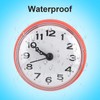 Cyrank Bathroom Clock, Mini Shower Clock, Wall Clocks with Suction