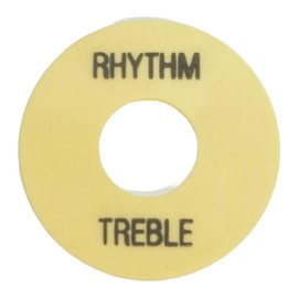 Guitar switch plate rhythm treble plate in cream