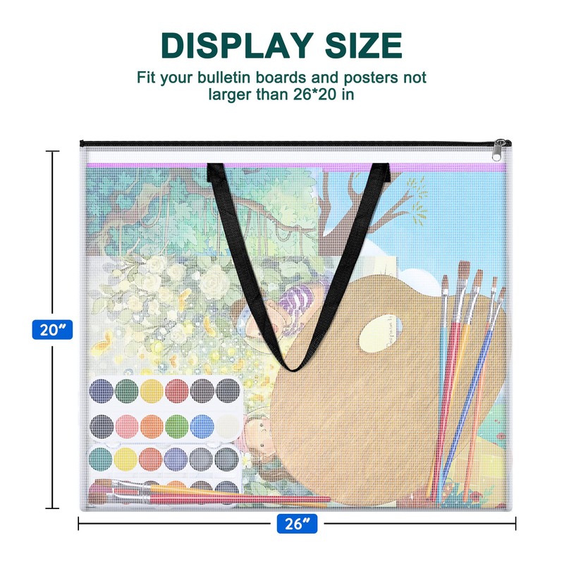 AKAYOK 20x26 inch Art Portfolio Bags, Artwork Storage Case with