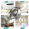 HG Power Adjustable Air Vent 100mm Ventilation Grille Cover Stainless