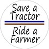 Save A Tractor Ride A Farmer - 10 Pack Circle