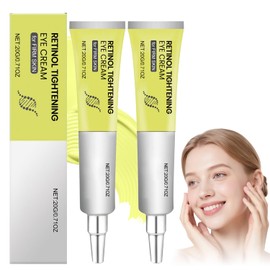 2PC Retinal Shot Tightening Booster, Tightening Booster Cream, Anti Aging Hydrating Facial Cream, Moisturizing & Hydrating Serums for Face & Eyes, Shrink Skin Pores & Enhance Skin Elasticity