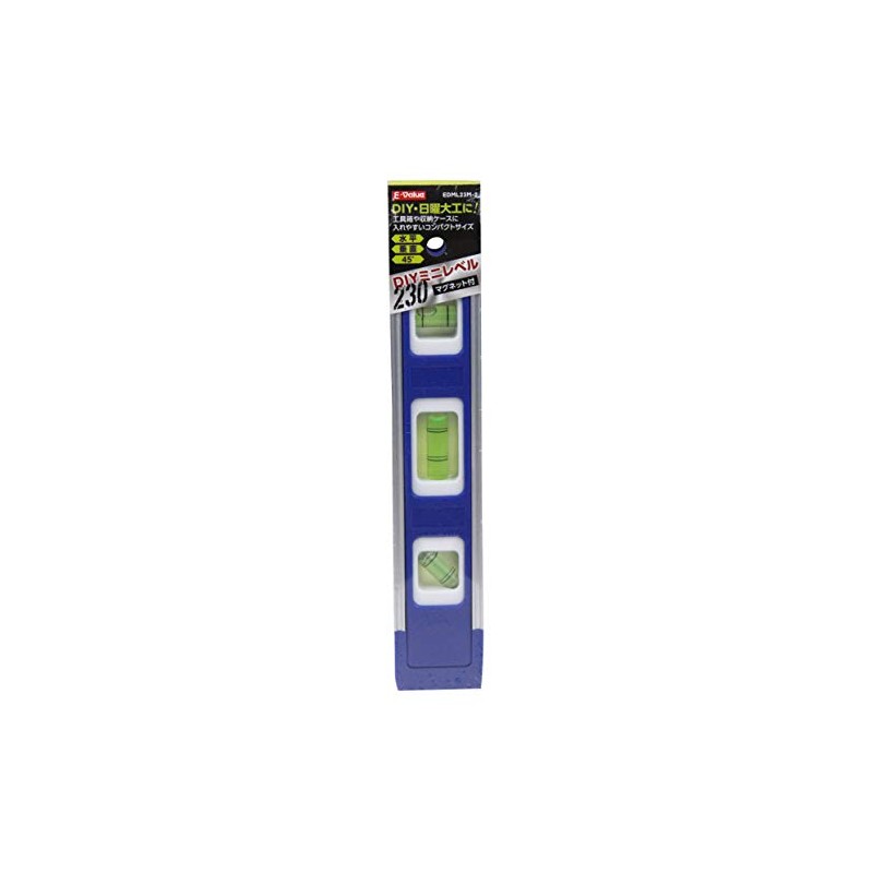 E-Value EDML23M-2 DIY Mini Level, 9.1 inches (230 mm) with