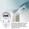 Timer Outlet Digital Programmable Outlet Timer for Electrical Outlets Lights
