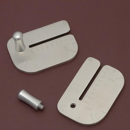 Diamond Perforated Assistant Plate, Leather Craft, Tool Set, Auxiliary Plate, Leather Pulling Assistant Plate, For Cutting Board Suture Assisted Perforation Plates, 304 Material, Stainless Steel