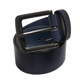 Urban Classics Leather Imitation Belt, Navy, M